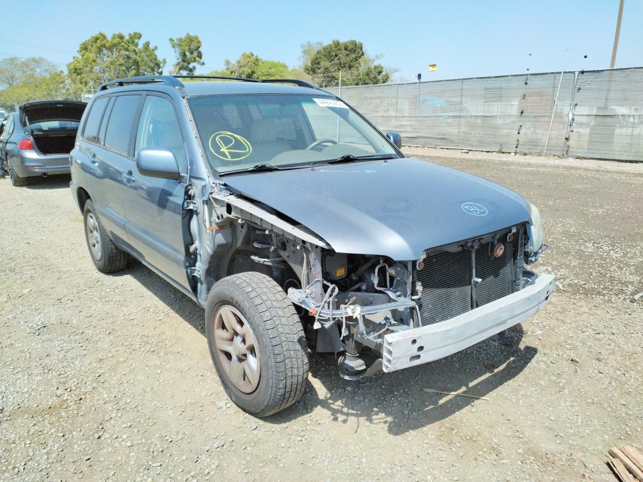 TOYOTA HIGHLANDER 2004 with VIN JTEGD21A440090891 - Photo from auction
