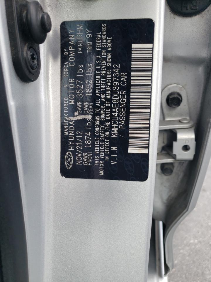 Photo 10 from auction – 2013 HYUNDAI ACCENT GLS with VIN KMHCU4AE8DU397342