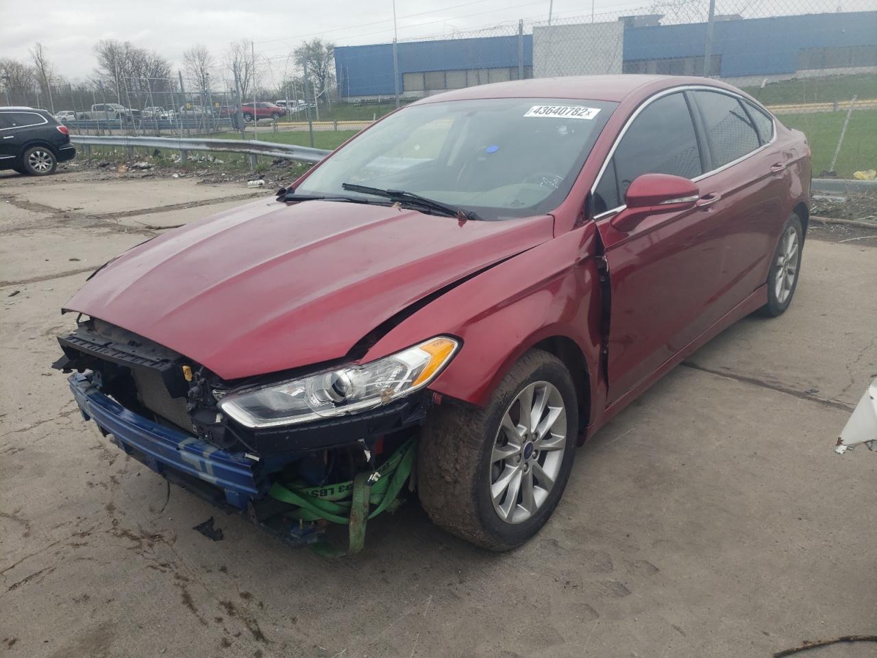 Photo 2 from auction – 2017 FORD FUSION SE with VIN 3FA6P0H7XHR181472