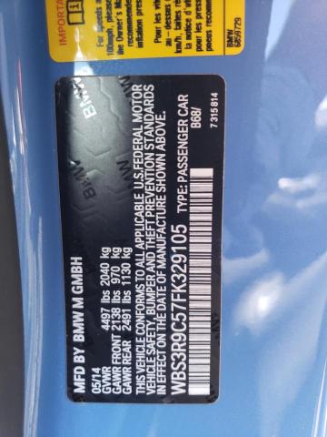 Photo 10 from auction – 2015 BMW M4 with VIN WBS3R9C57FK329105