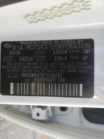 Photo 10 from auction – 2015 KIA OPTIMA LX with VIN KNAGM4A7XF5556282