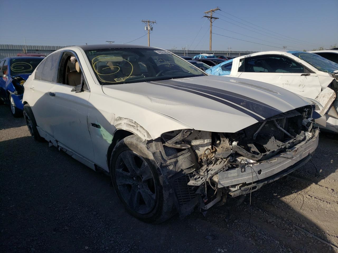 BMW 528 I 2013 with VIN WBAXG5C52DDY34118 - Photo from auction