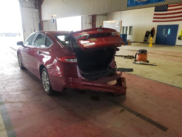 Photo 3 from auction – 2019 FORD FUSION SE with VIN 3FA6P0LU2KR195807
