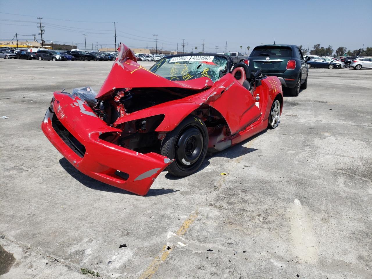 Photo 2 from auction – 2001 HONDA S2000 with VIN JHMAP114X1T001386