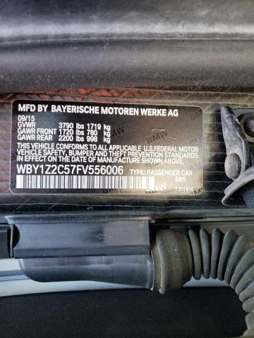 Photo 10 from auction – 2015 BMW I3 BEV with VIN WBY1Z2C57FV556006