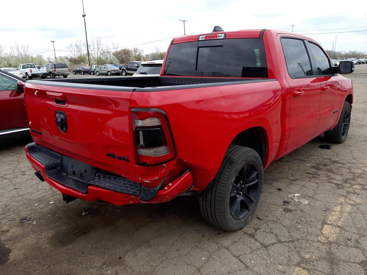 Photo 4 from auction – 2021 RAM 1500 BIG H with VIN 1C6SRFFT2MN549301