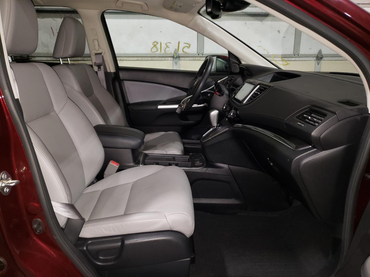 Photo 5 from auction – 2016 HONDA CR-V TOURI with VIN 5J6RM4H99GL084148