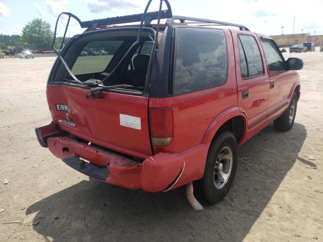 Photo 4 from auction – 2004 CHEVROLET BLAZER with VIN 1GNCS13X54K125972