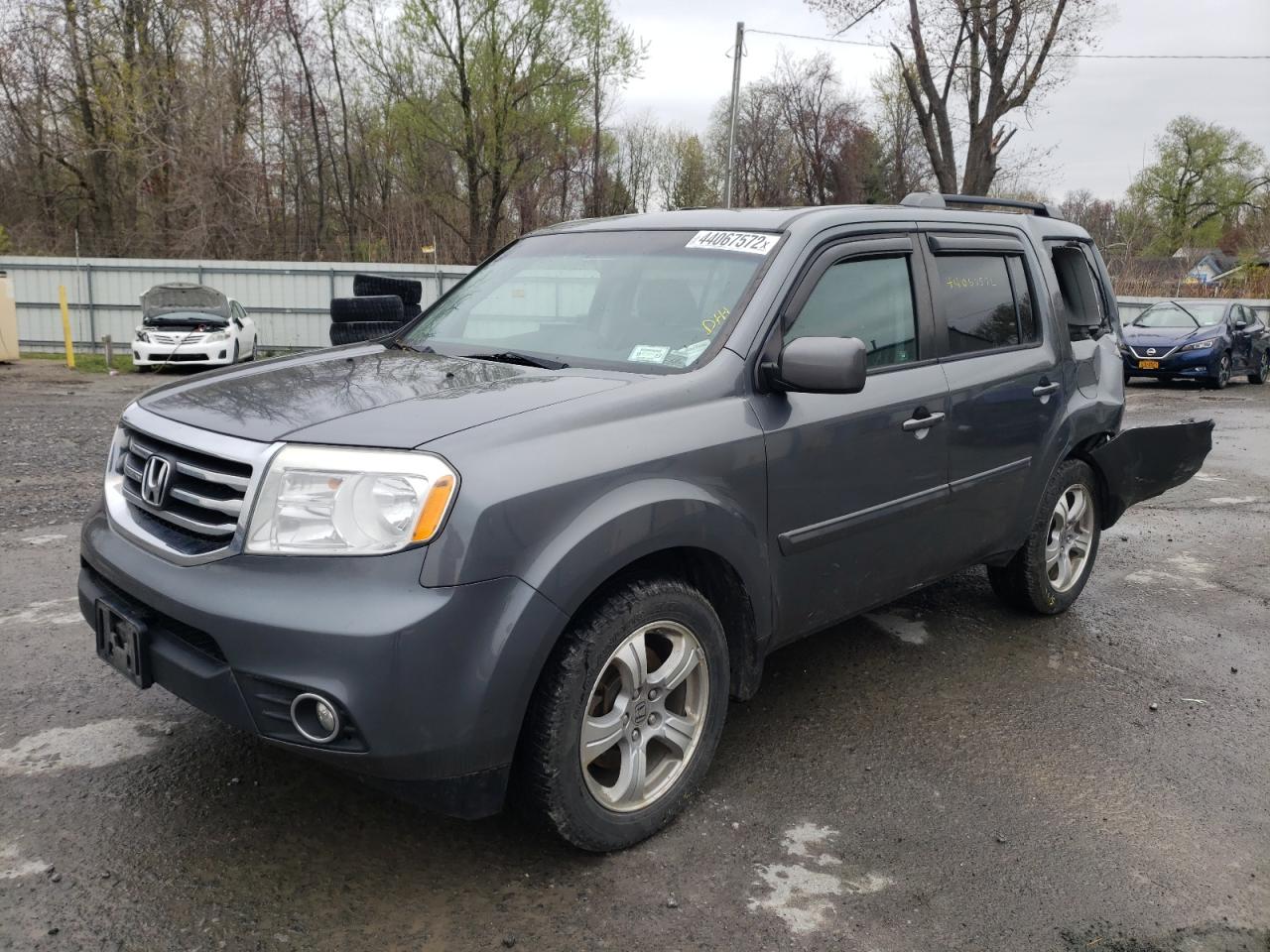 Photo 2 from auction – 2012 HONDA PILOT EXL with VIN 5FNYF4H52CB004999