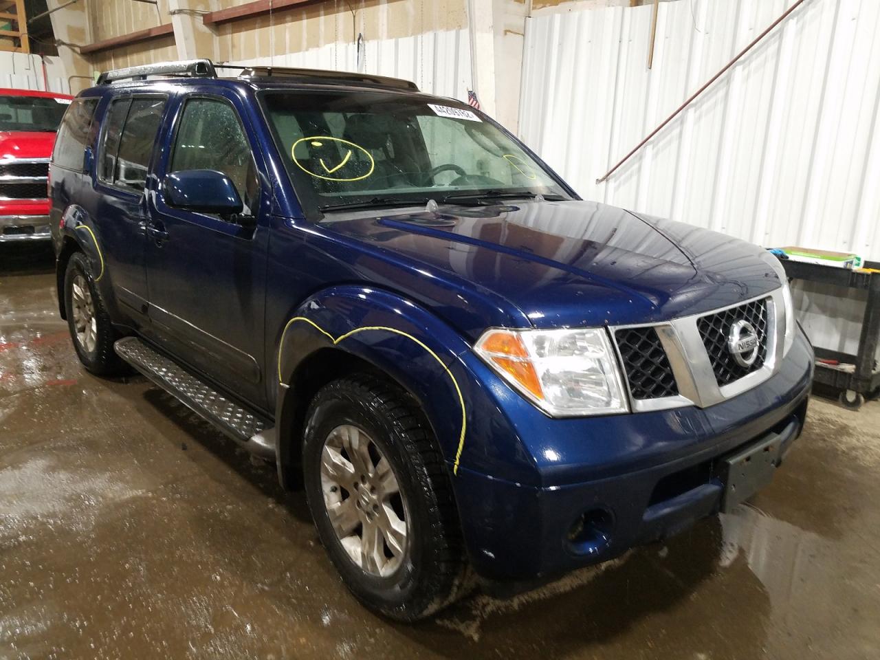 NISSAN PATHFINDER 2006 with VIN 5N1AR18W36C602516 - Photo from auction