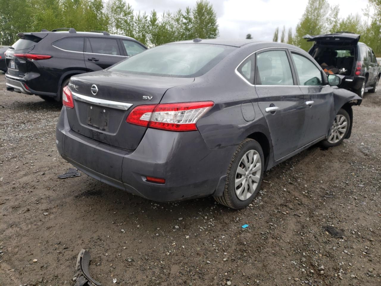 Photo 4 from auction – 2015 NISSAN SENTRA S with VIN 3N1AB7AP9FL630987