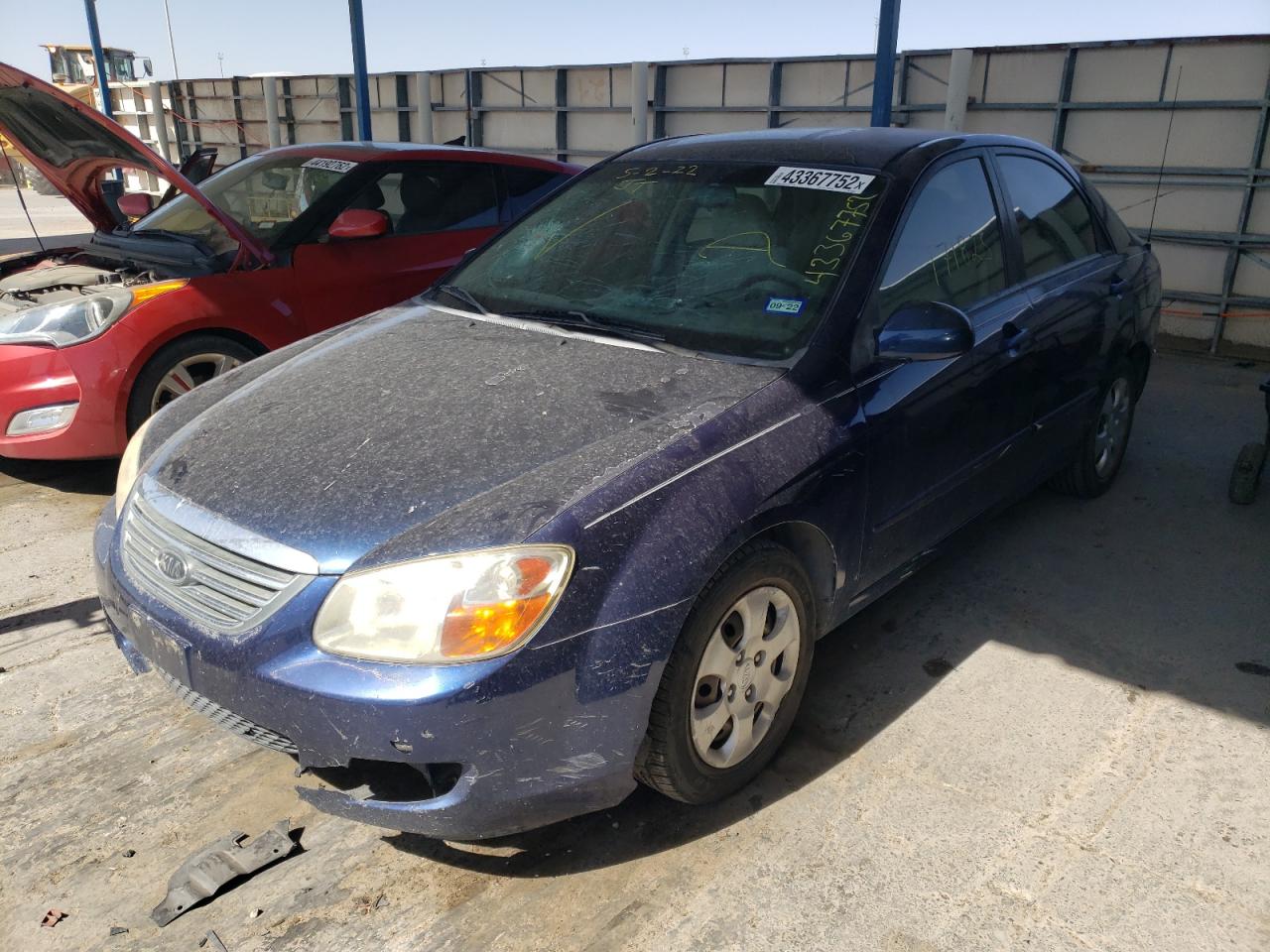Photo 2 from auction – 2008 KIA SPECTRA EX with VIN KNAFE121885492084