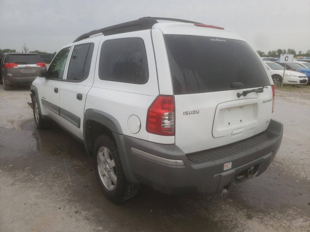 Photo 3 from auction – 2004 ISUZU ASCENDER S with VIN 4NUET16S046700832