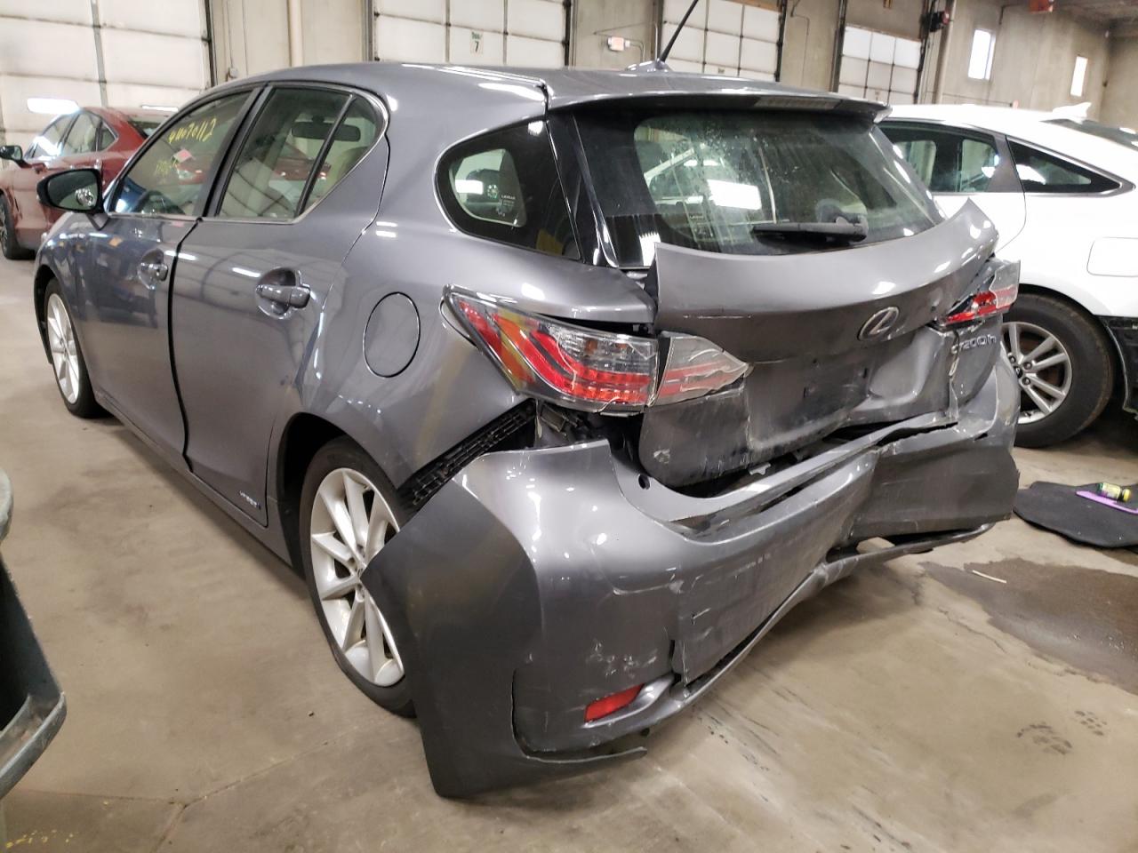 Photo 3 from auction – 2012 LEXUS CT 200 with VIN JTHKD5BH9C2096439