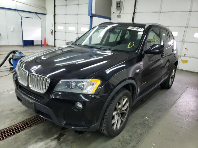 Photo 2 from auction – 2012 BMW X3 XDRIVE3 with VIN 5UXWX7C51CL737165