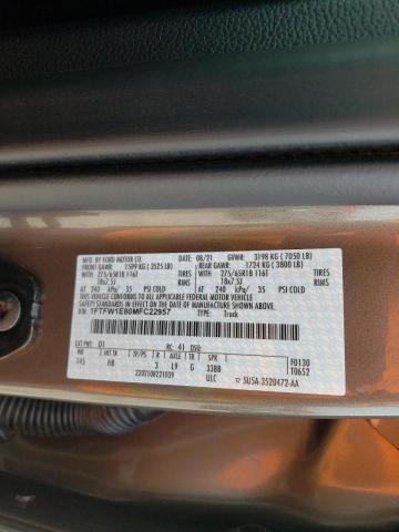 Photo 10 from auction – 2021 FORD F150 SUPER with VIN 1FTFW1E80MFC22957