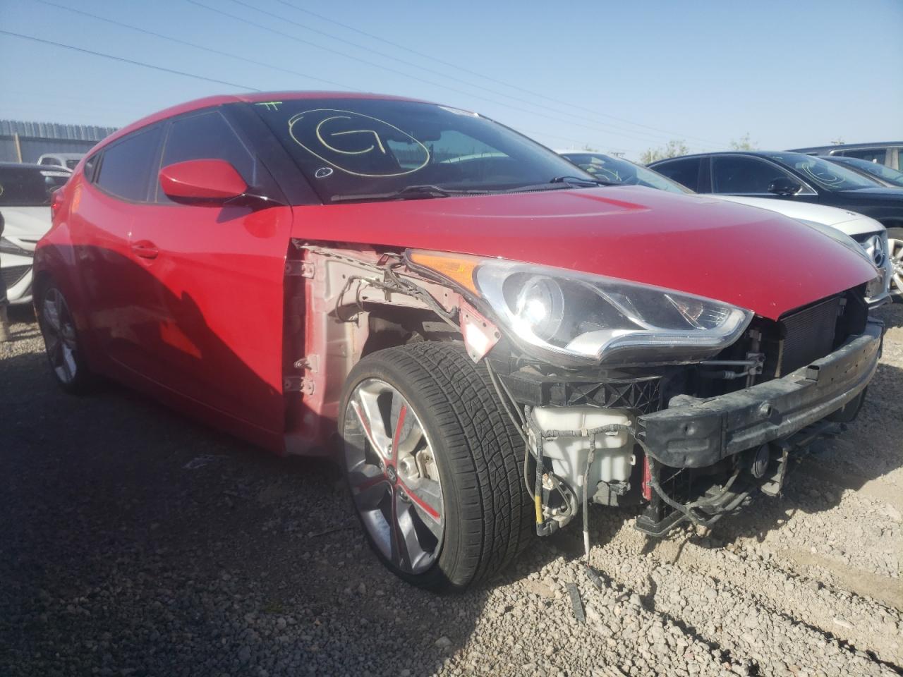 HYUNDAI VELOSTER 2016 with VIN KMHTC6AD6GU252939 - Photo from auction