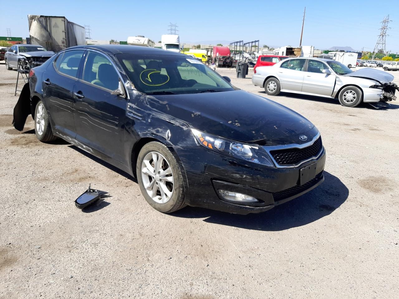 KIA OPTIMA EX 2013 with VIN 5XXGN4A7XDG255391 - Photo from auction