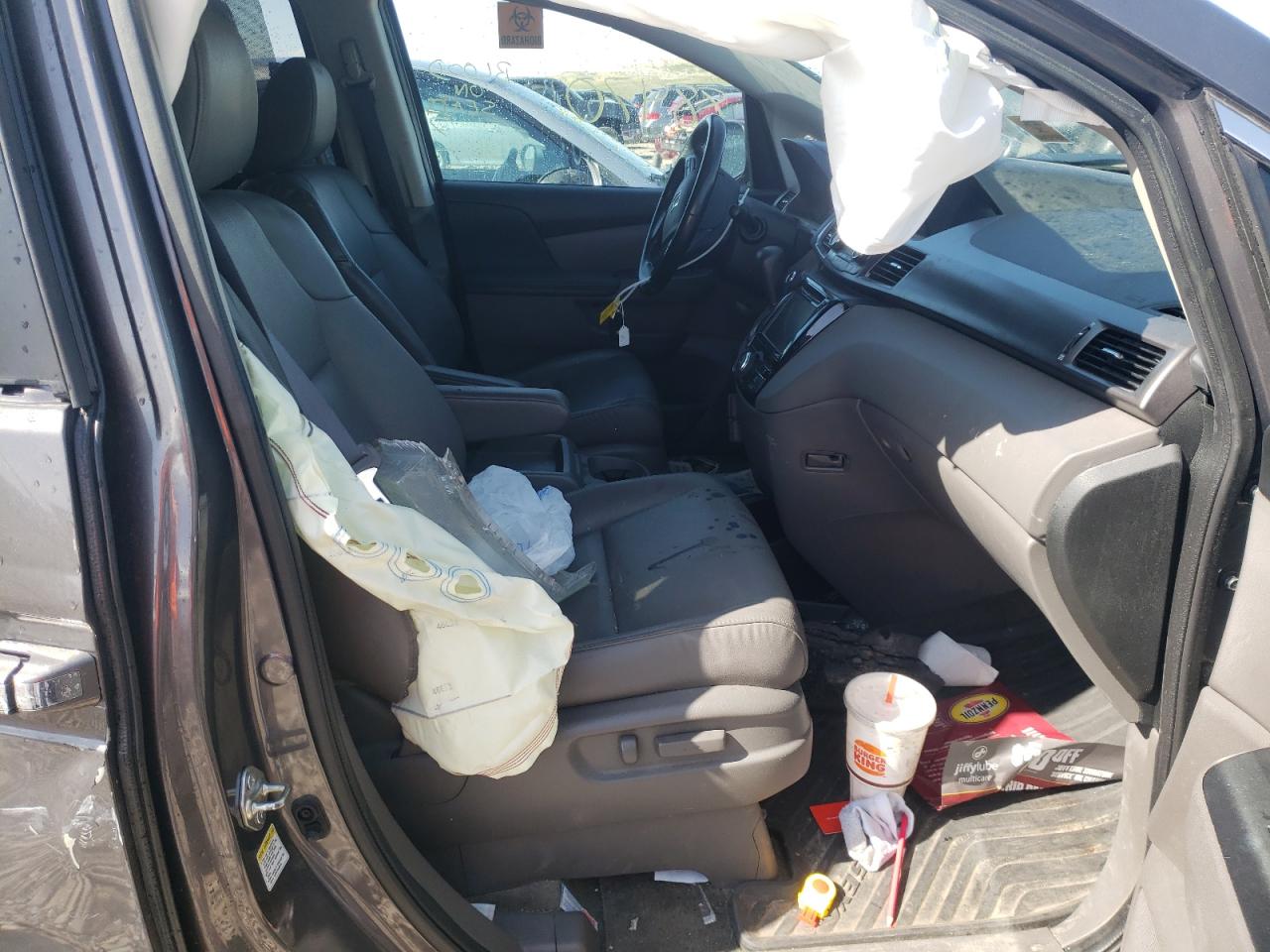 Photo 5 from auction – 2015 HONDA ODYSSEY EX with VIN 5FNRL5H65FB080961