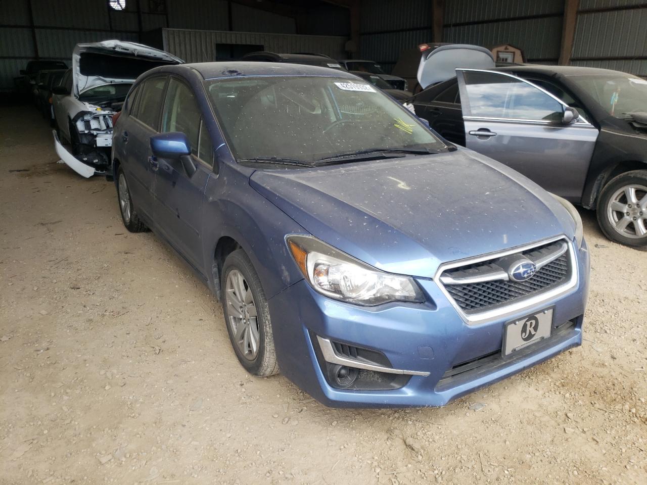 SUBARU IMPREZA PR 2016 with VIN JF1GPAB60G8325668 - Photo from auction
