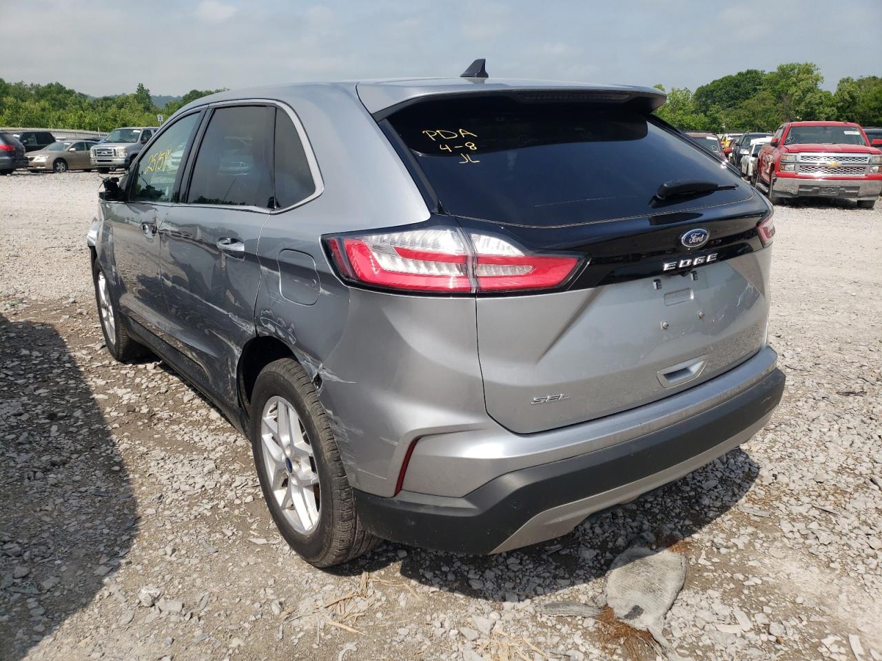 Photo 3 from auction – 2021 FORD EDGE SEL with VIN 2FMPK3J95MBA13480