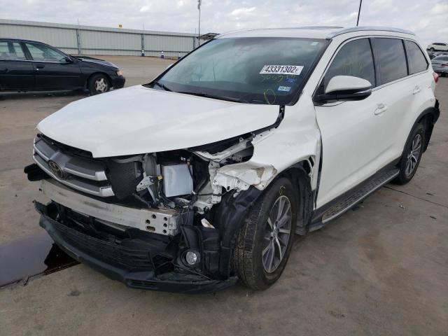 Photo 2 from auction – 2019 TOYOTA HIGHLANDER with VIN 5TDKZRFH8KS305343