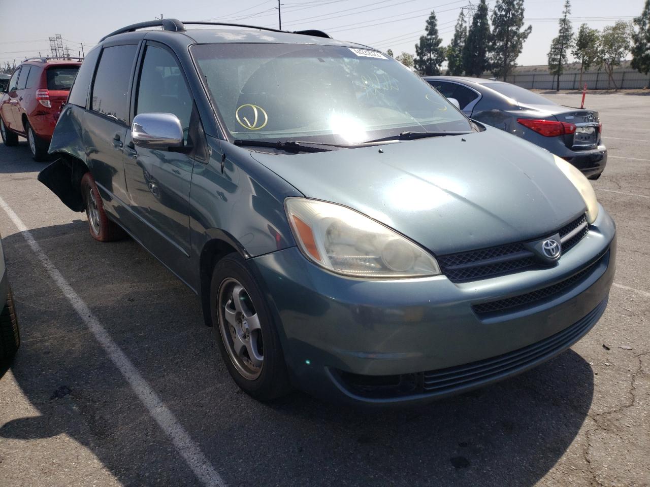TOYOTA SIENNA CE 2004 with VIN 5TDZA23CX4S024198 - Photo from auction