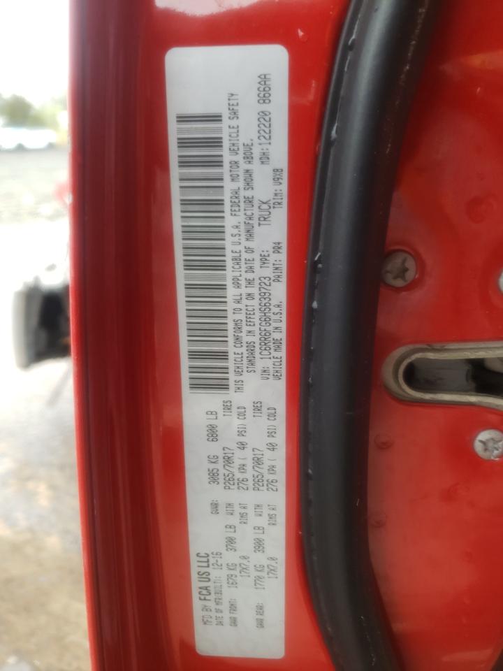 Photo 10 from auction – 2017 RAM 1500 ST with VIN 1C6RR6FG6HS639723