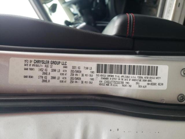Photo 10 from auction – 2013 DODGE DURANGO R/ with VIN 1C4SDJCT7DC535789