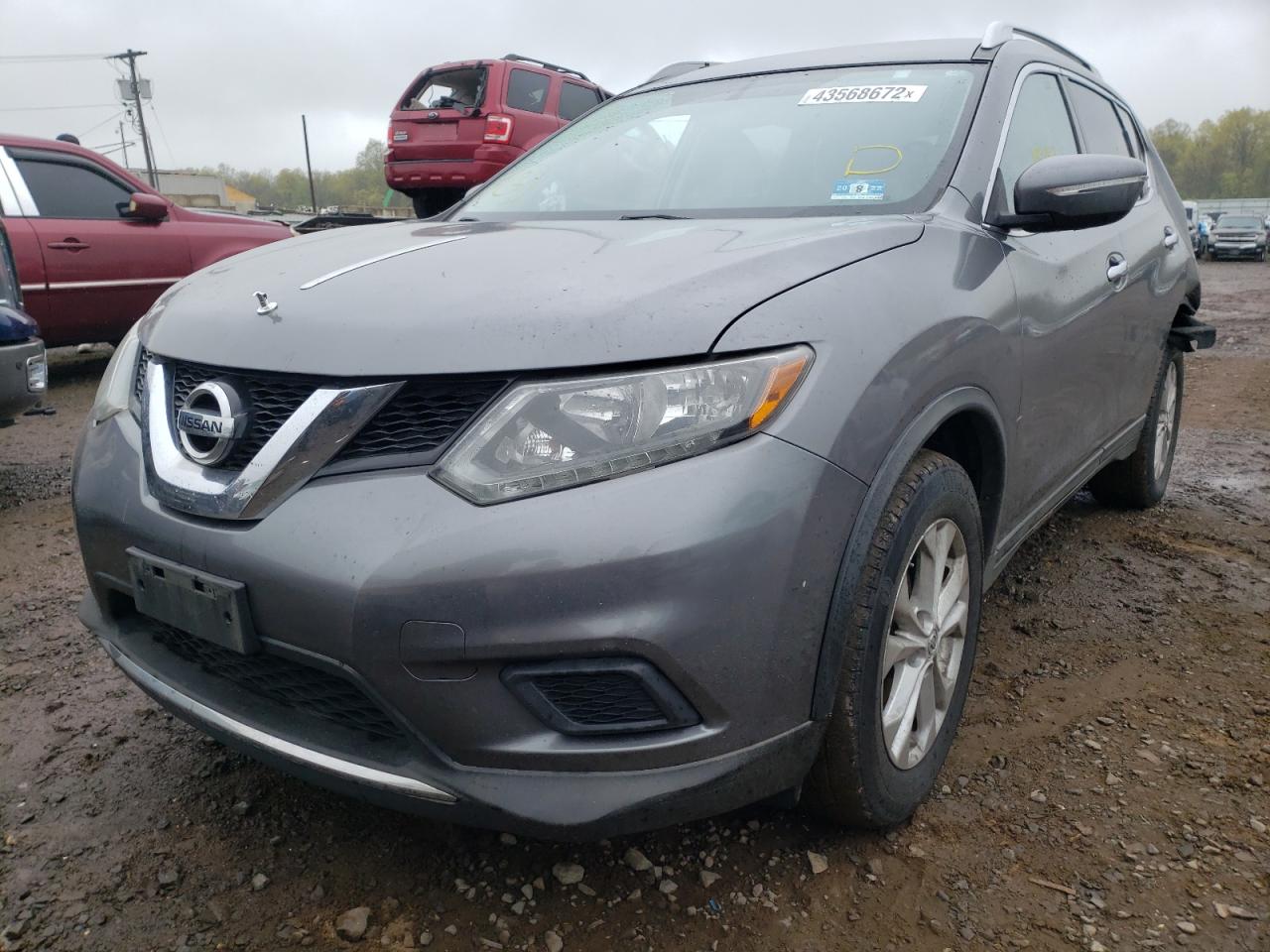 Photo 2 from auction – 2015 NISSAN ROGUE S with VIN KNMAT2MV9FP534353