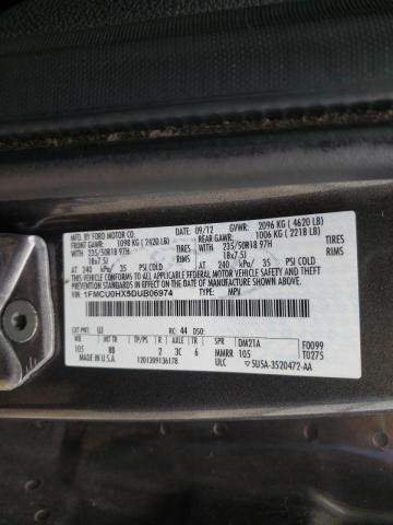 Photo 10 from auction – 2013 FORD ESCAPE SEL with VIN 1FMCU0HX5DUB06974