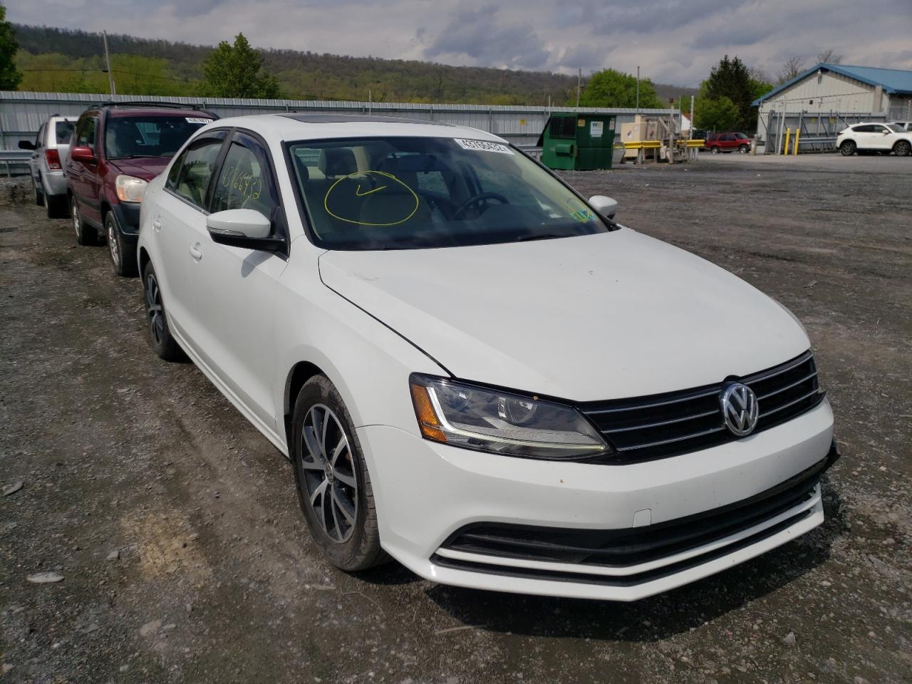 VOLKSWAGEN JETTA SE 2017 with VIN 3VWDB7AJ3HM291451 - Photo from auction