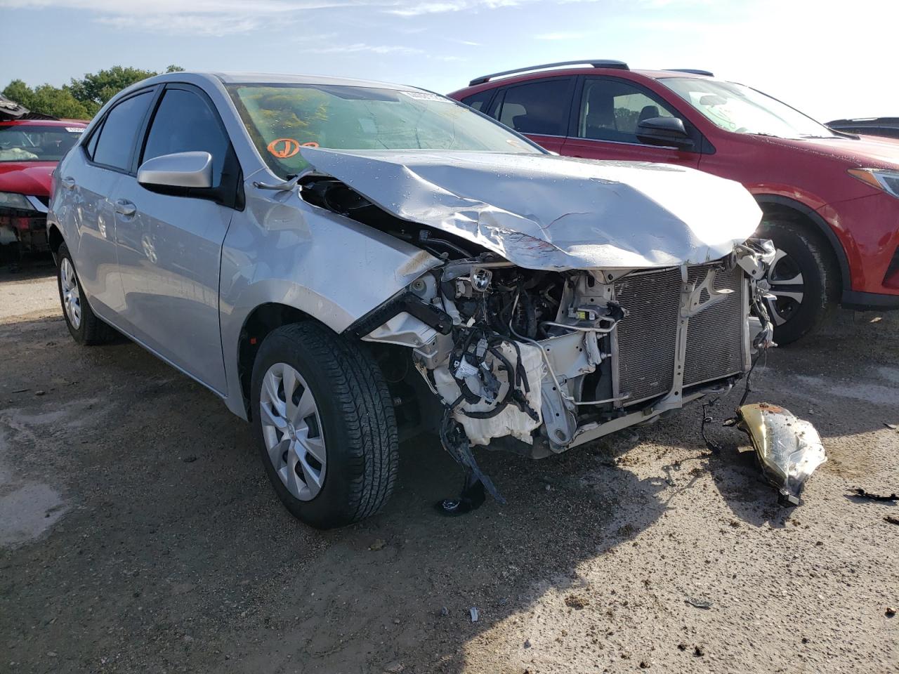 TOYOTA COROLLA L 2015 with VIN 2T1BURHE1FC345148 - Photo from auction