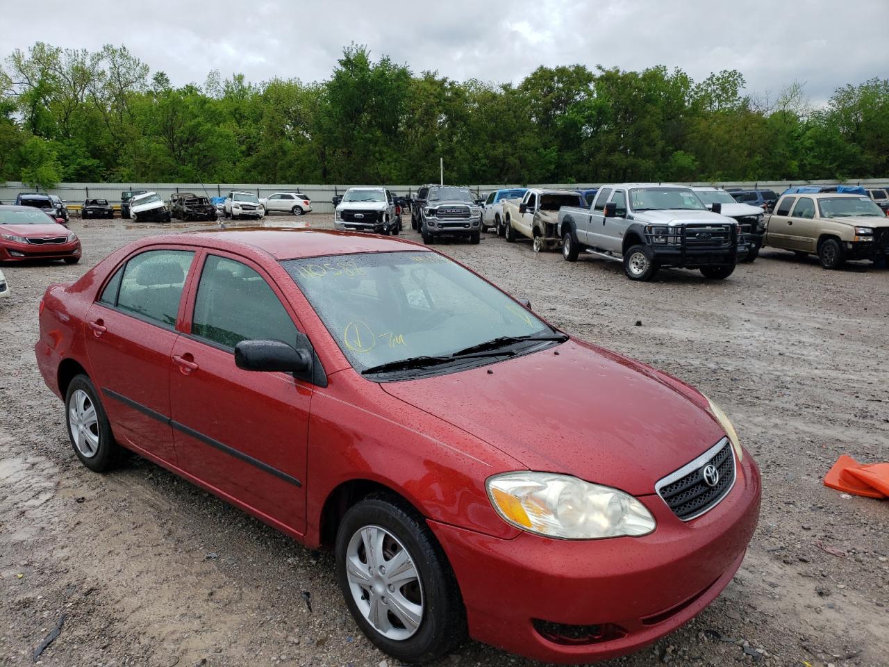 Photo 9 from auction – 2007 TOYOTA COROLLA CE with VIN JTDBR32E170110588