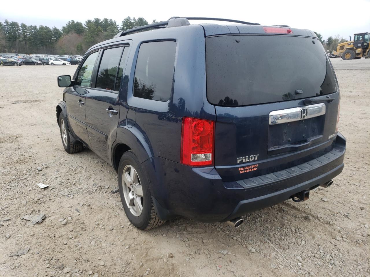 Photo 3 from auction – 2009 HONDA PILOT EXL with VIN 5FNYF48659B050618