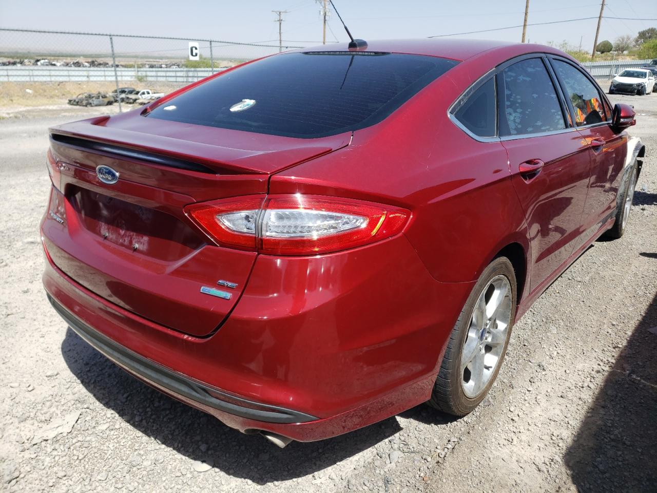 Photo 4 from auction – 2014 FORD FUSION SE with VIN 3FA6P0HD1ER377415