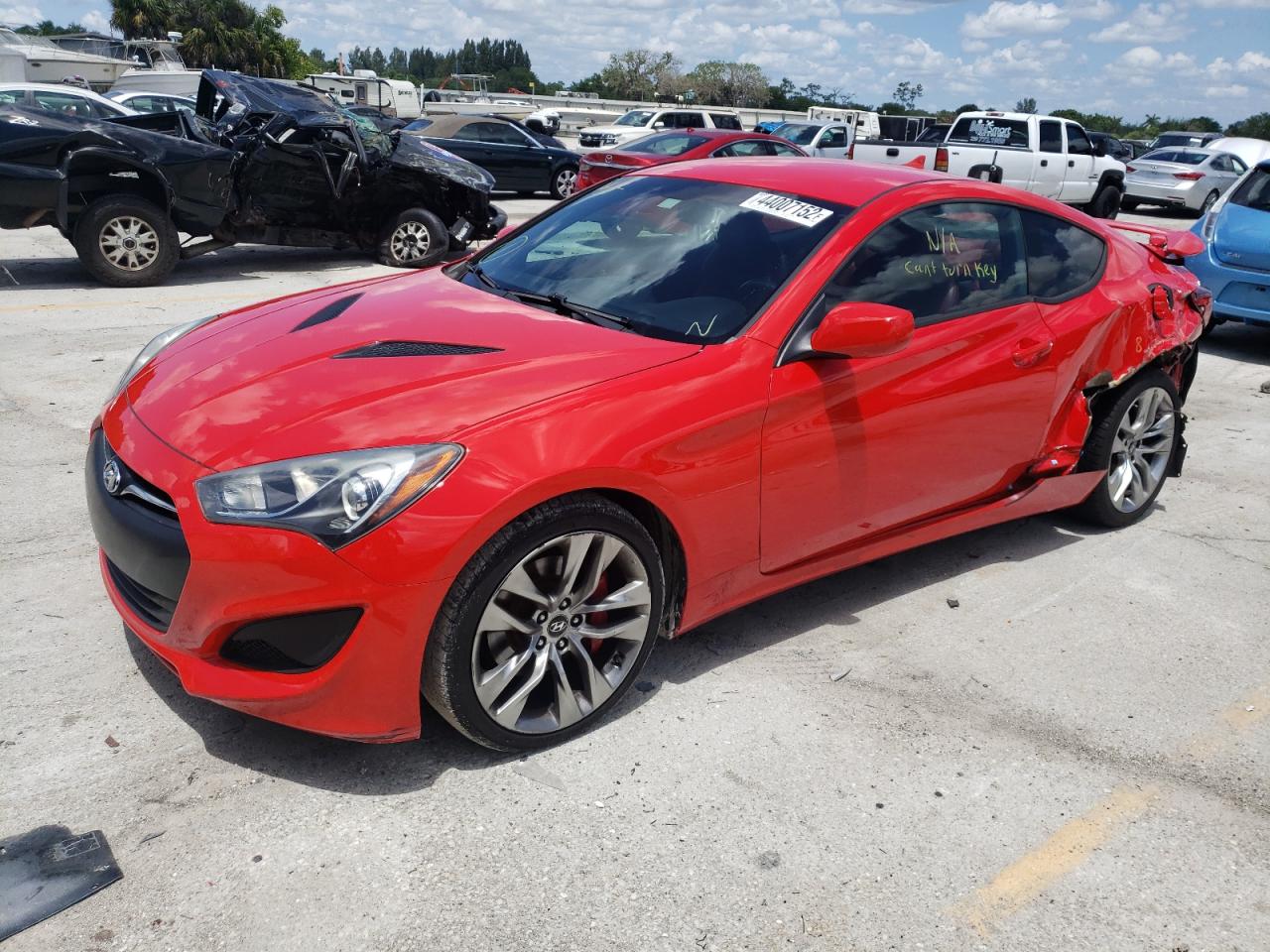 Photo 2 from auction – 2013 HYUNDAI GENESIS CO with VIN KMHHT6KD3DU110046