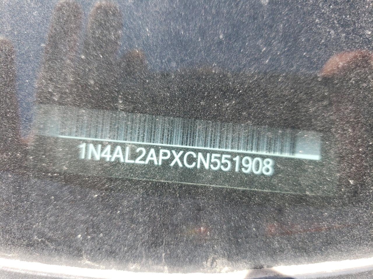 Photo 10 from auction – 2012 NISSAN ALTIMA BAS with VIN 1N4AL2APXCN551908