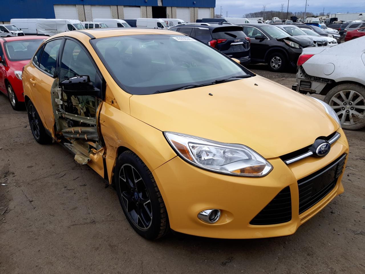 FORD FOCUS SE 2012 with VIN 1FAHP3F20CL465377 - Photo from auction
