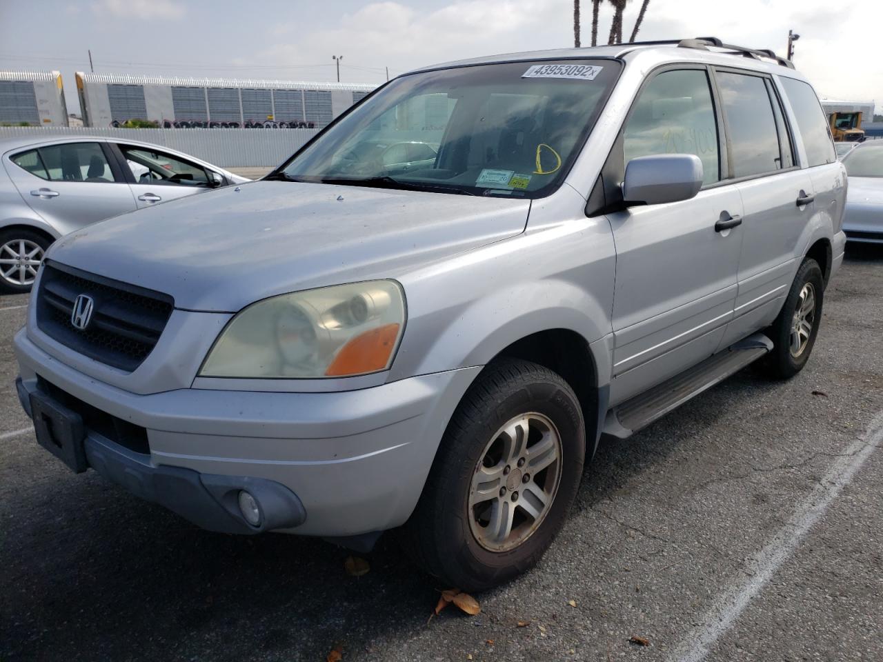 Photo 2 from auction – 2004 HONDA PILOT EXL with VIN 2HKYF18774H598511