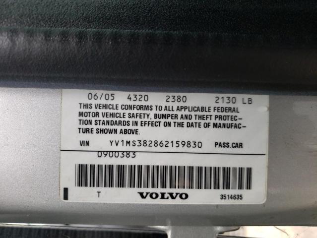 Photo 10 from auction – 2006 VOLVO S40 2.4I with VIN YV1MS382862159830