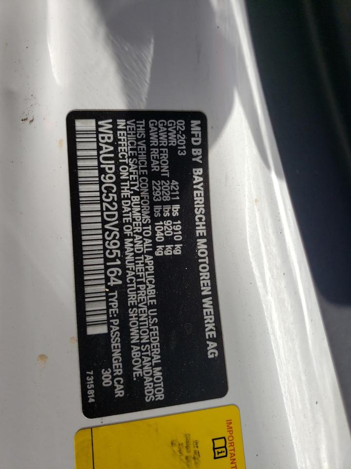 Photo 10 from auction – 2013 BMW 128 I with VIN WBAUP9C52DVS95164