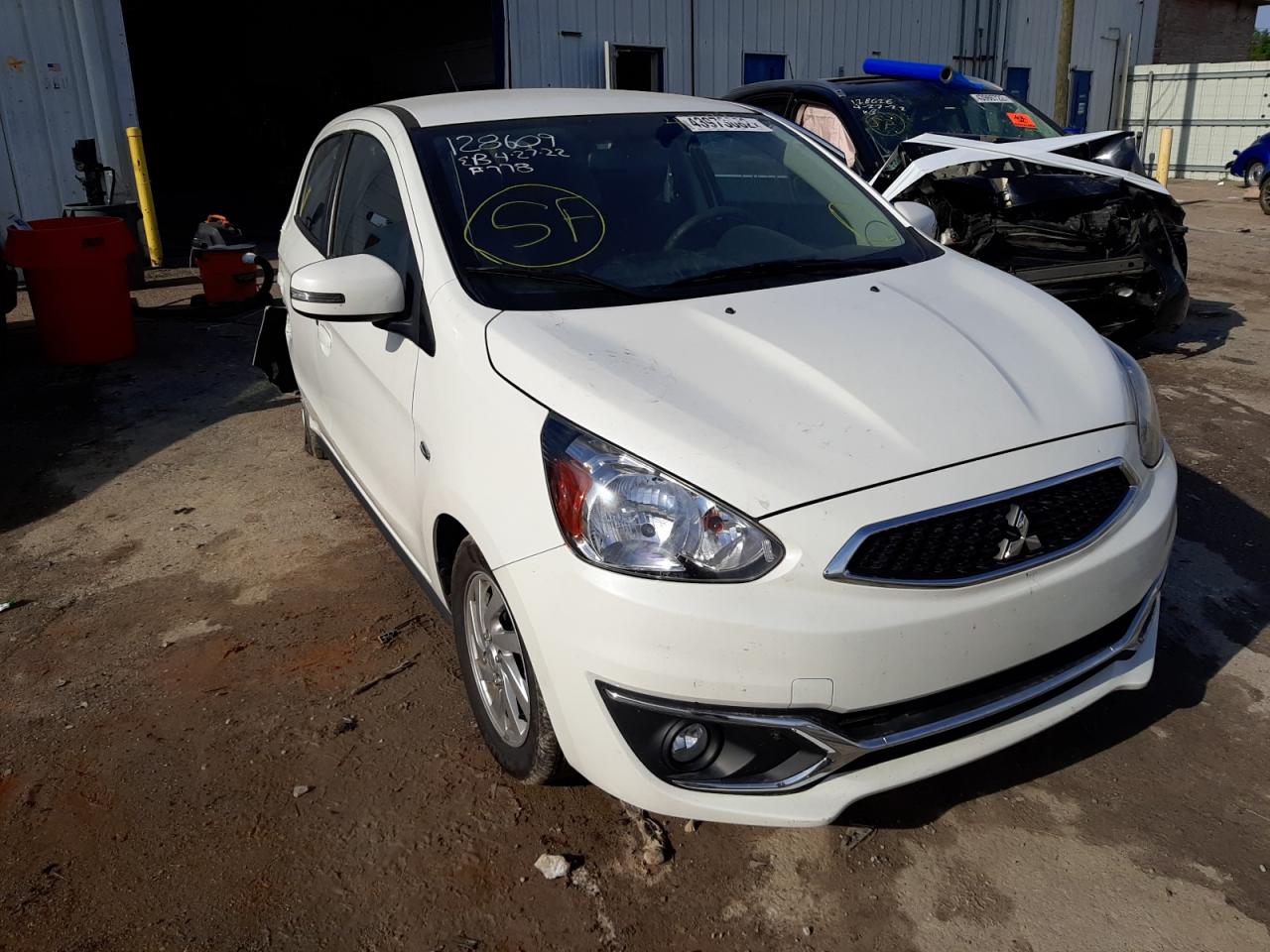 MITSUBISHI MIRAGE SE 2019 with VIN ML32A4HJ4KH006207 - Photo from auction