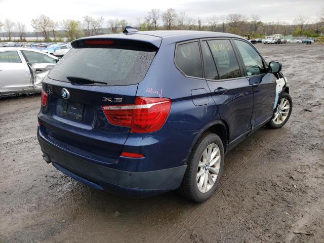 Photo 4 from auction – 2013 BMW X3 XDRIVE2 with VIN 5UXWX9C55DL873795