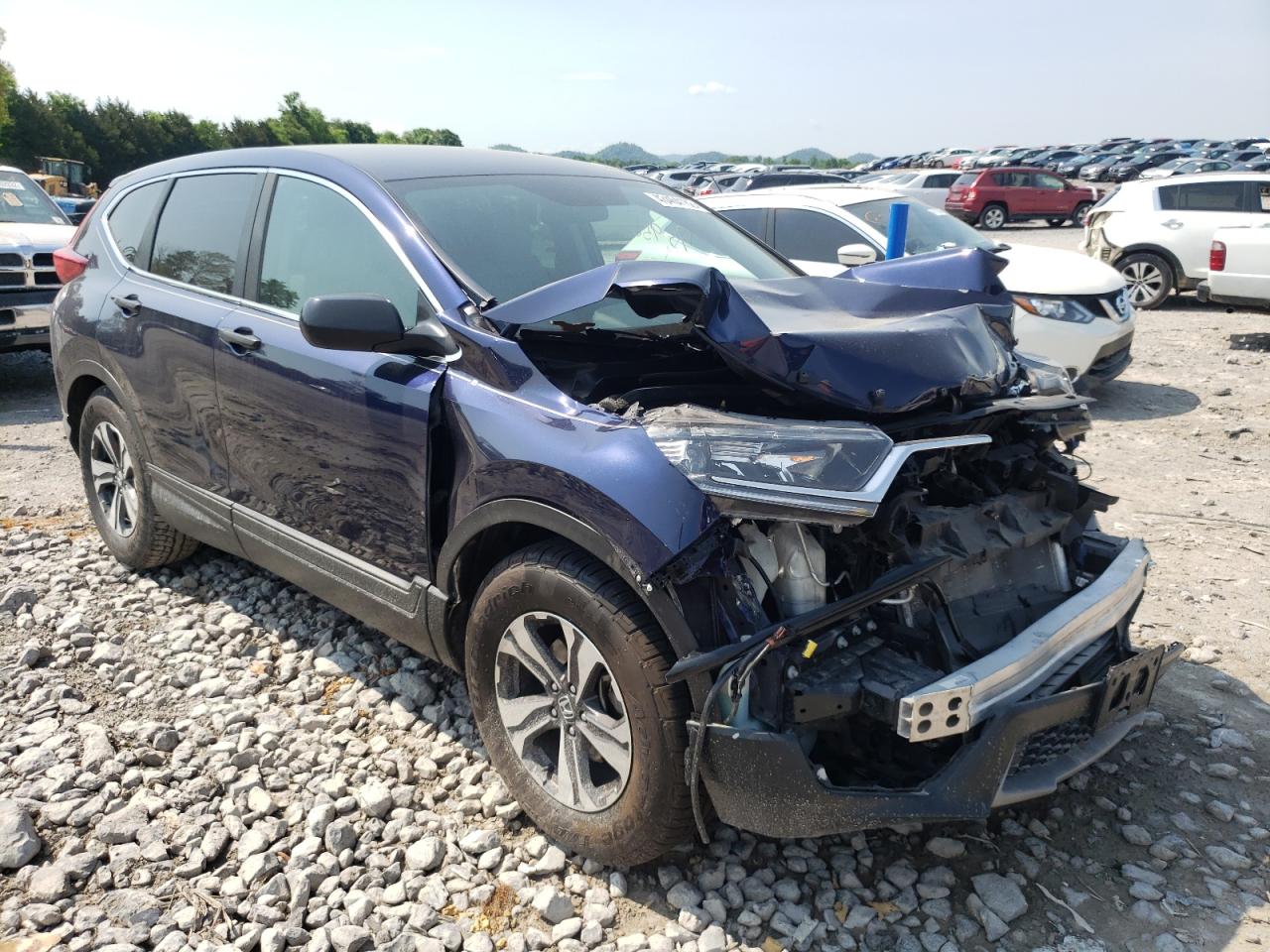 Photo 1 from auction – 2017 HONDA CR-V LX with VIN 7FARW5H37HE006851