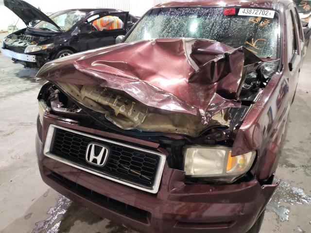Photo 9 from auction – 2007 HONDA RIDGELINE with VIN 2HJYK16347H543714