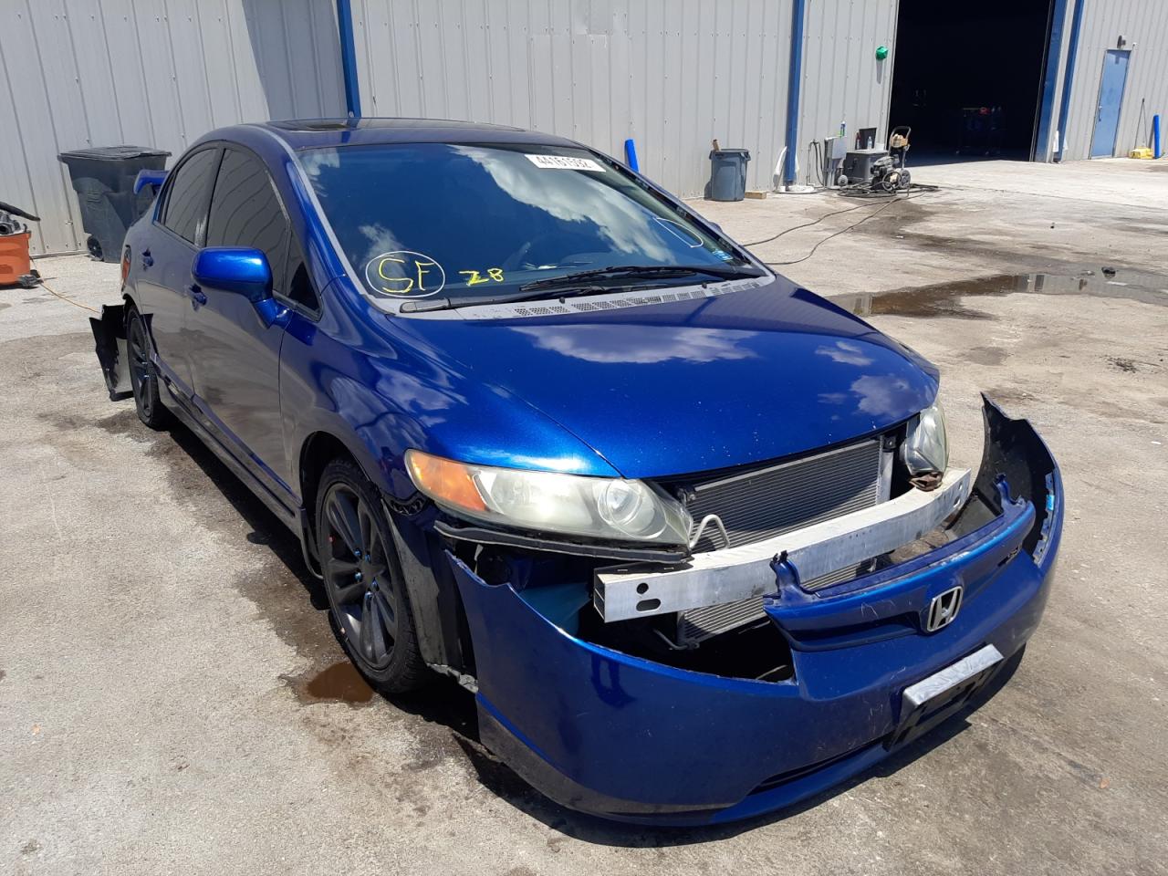 HONDA CIVIC SI 2008 with VIN 2HGFA55578H700793 - Photo from auction