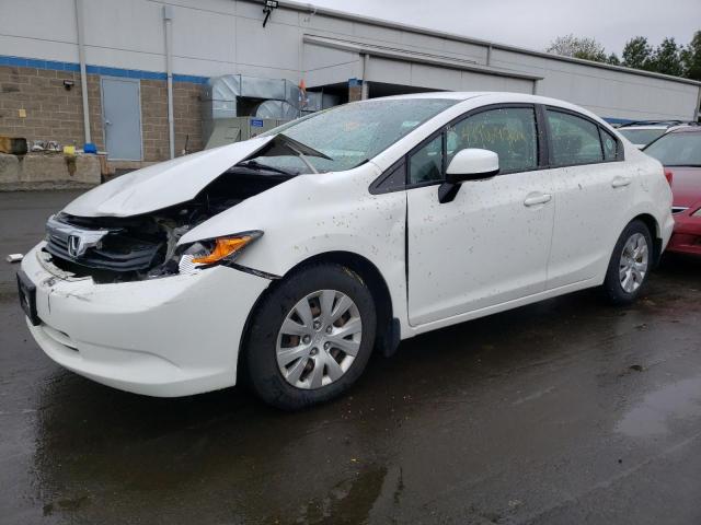 Photo 2 from auction – 2012 HONDA CIVIC LX with VIN 2HGFB2F59CH611035