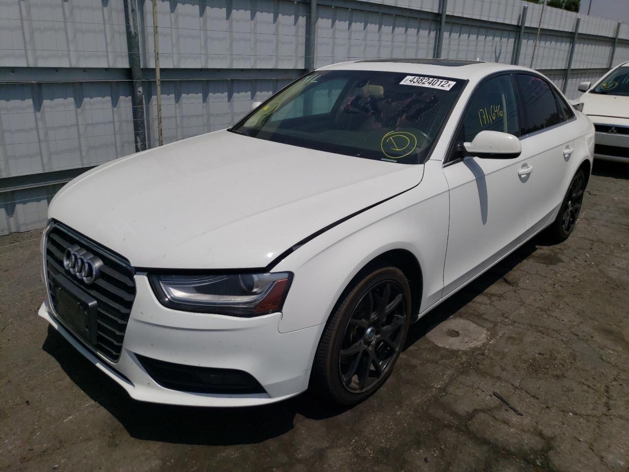 Photo 2 from auction – 2013 AUDI A4 PREMIUM with VIN WAUBFAFL6DA051627