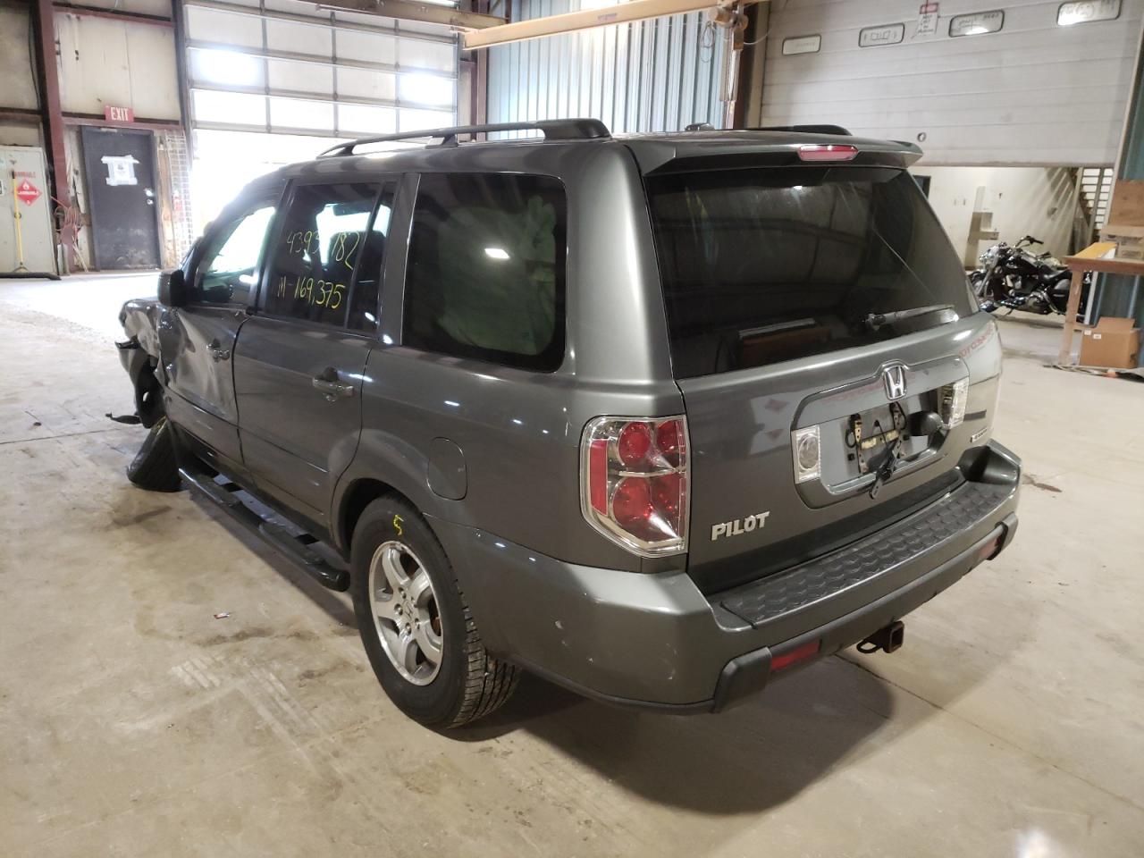 Photo 3 from auction – 2007 HONDA PILOT EXL with VIN 5FNYF18717B026904